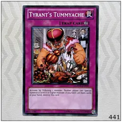 Tyrant's Tummyache - GENF-EN077 - Common Unlimited Yugioh - Image 1