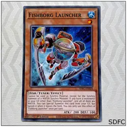 Fishborg Launcher - SDFC-EN024 - Common 1st Edition Yugioh - Image 1
