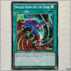 Dragged Down Into the Grave - DPBC-EN029 - Common 1st Edition Yugioh - Image 1