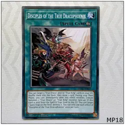 Disciples of the True Dracophoenix - MP18-EN017 - Common 1st Edition Yugioh - Image 1