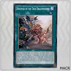Disciples of the True Dracophoenix - MACR-EN055 - Common 1st Edition Yugioh - Image 1