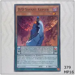 D/D Savant Kepler - MP16-EN167 - Common 1st Edition Yugioh - Image 1