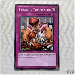 Tyrant's Tummyache - GENF-EN077 - Common 1st Edition Yugioh - Image 1