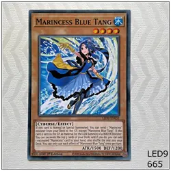 Marincess Blue Tang - LED9-EN051 - Common 1st Edition Yugioh - Image 1