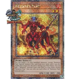Yugioh! 1x Nemeses Flag RA03-EN024 Quarter Century Secret Rare 1st Ed NM - Image 1