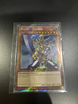 Yugioh! 1x Buster Blader - RA04-EN115 - Platinum Secret Rare Stampede - Image 1