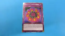 PLATINUM SECRET RARE RA04-EN119 RING OF DESTRUCTION YUGIOH PACK FRESH - Image 1