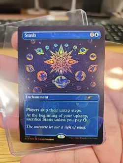 Stasis Foil Secret Lair NM MTG Magic the Gathering English Borderless - Image 1