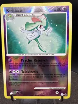 Pokemon TCG Card 2007 Secret Wonders - Kirlia 53/132 Reverse Holo - Image 3
