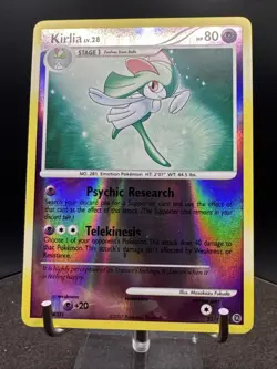 Pokemon TCG Card 2007 Secret Wonders - Kirlia 53/132 Reverse Holo - Image 4