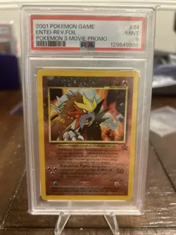 Pokemon TCG Entei Black Star Promos Holo Card 34 - Image 1