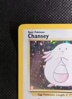 Chansey Base Set 2 Pokemon Card 1999 Holo Rare 3/130 WOTC - Good Played - Image 5