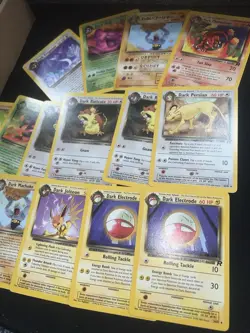 Vintage Lot Pokemon Card Collection Wotc Holos Dark Pokemon Tcg Blastoise More - Image 3