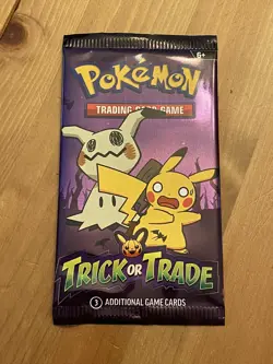 2023 Pokemon Trick Or Trade 3 Card Booster Pack Halloween Trick Or Treat - Image 1