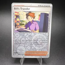 Bill's Transfer 156/165 - Reverse Holo - SV: Scarlet & Violet 151 - Pokemon Card - Image 1