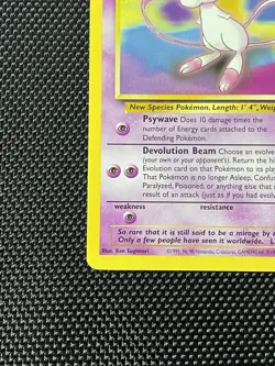 Mew 8 WOTC Black Star 8 Promo Pokemon Card TCG Regular Vintage - NM - Image 5