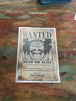 Wanted Poster Card Gol.D.Roger SP OP-118 One Piece Tcg Near Mint English - Image 1