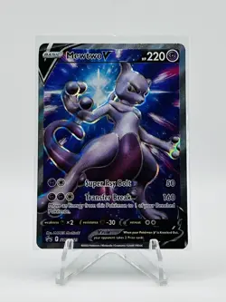SWSH: Sword & Shield Promo Cards / #SWSH229 / Mewtwo V / Holo - Image 1