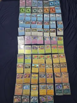 Pokemon Scarlet And Violet: 151 Bulk Card Lot Of 82 Cards Reverse, Holo, And Ex - Image 1