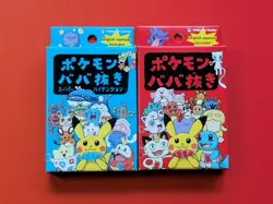 Pokemon Center Limited Babanuki Old Maid Playing Card Decks Red & Blue - Image 1