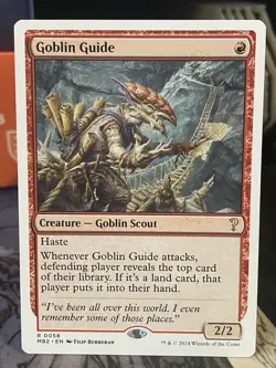 Goblin Guide White Border #58 Mystery Booster 2 MTG Magic Card - Image 1