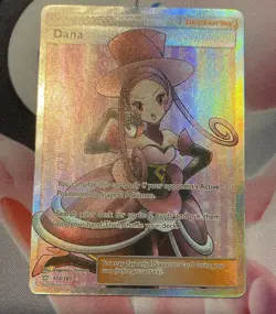 Pokemon Dana Team Up Trainer Holo Card Full Art 173/181 Rare NM Mint Shiny Girl - Image 2