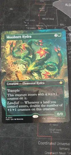MtG Mossborn Hydra (Borderless) - Image 1