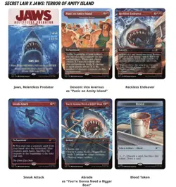 MTG Secret Lair x Jaws: Terror of Amity Island (Rainbow Foil Edition) - Image 3