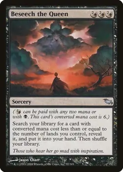 Beseech the Queen Shadowmoor HP MTG - Image 1
