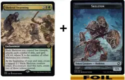1x - Skeletal Swarming - [SELECT] + Skeleton Token - Forgotten Realms - NM MTG - Image 2