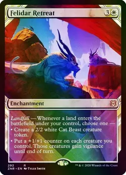 Felidar Retreat (Showcase) Zendikar Rising NM MTG Foil - Image 1