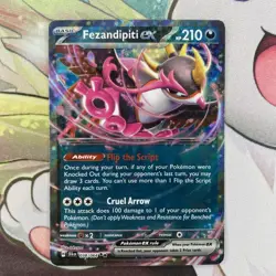 Pokemon TCG Fezandipiti ex 38/64 Shrouded Fable SFA Double Rare. Pack Fresh MINT - Image 1