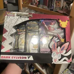 Pokemon TCG Celebrations Dark Sylveon V Collection Factory Sealed Box - Image 1