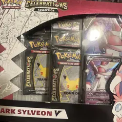 Pokemon TCG Celebrations Dark Sylveon V Collection Factory Sealed Box - Image 2