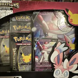 Pokemon TCG Celebrations Dark Sylveon V Collection Factory Sealed Box - Image 3