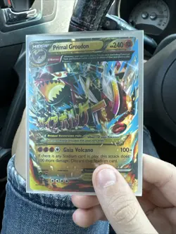 Pokemon TCG - Primal Clash Primal Groudon EX 86/160 HOLO ULTRA RARE LP FQ1 - Image 1