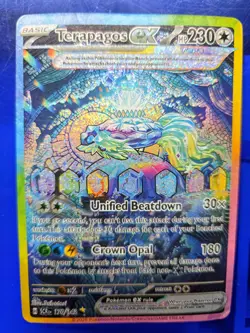 Pokemon TCG Terapagos EX 170/142 Stellar Crown Holo Special Illustration Rare - Image 3