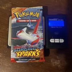 (VERY HEAVY) 22.43 Pokemon TCG Surging Sparks Booster Pack (SEALED)✅ - Image 1