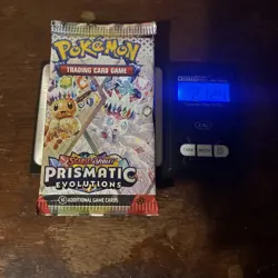 VERY HEAVY! 21.24 Prismatic Evolutions Pokemon TCG Booster Pack (SEALED)✅ - Image 1