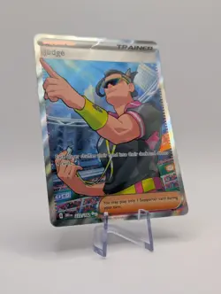 Pokemon TCG: Judge Full Art trainer 222/182 Destined Rivals - Image 1