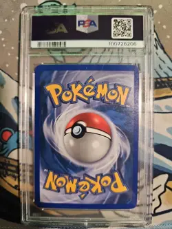 2000 WOTC POKEMON GYM CHALLENGE ROCKET'S MEWTWO # 14/132 HOLO PSA 8 Swirl - Image 2