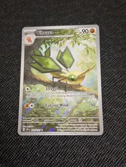 Vibrava 206/191 IR Illustration rare Pokemon TCG Surging Sparks Pack Fresh NM - Image 1