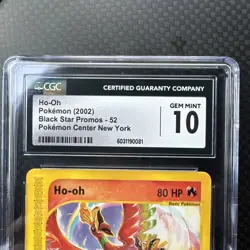 Ho-Oh #52 Pokemon Center NY Promo CGC 10 Black Star Promo CGC 10 Pokemon 2002 - Image 3