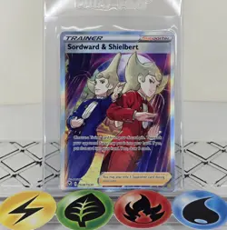 Pokemon TCG Sordward & Shielbert Silver Tempest TG28/TG30 2022 NM - Image 1