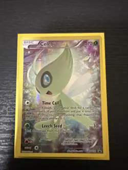 Pokemon XY Black Star Promo Celebi XY111 Holo Mythical Collection Promo NM - Image 1