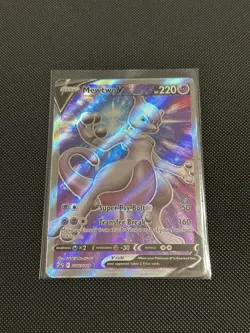 Mewtwo V SWSH229 SWSH: Sword & Shield Full Art Promo Pokemon TCG - NM - Image 1