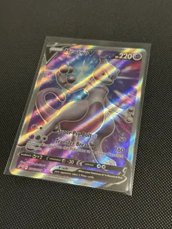 Mewtwo V SWSH229 SWSH: Sword & Shield Full Art Promo Pokemon TCG - NM - Image 2