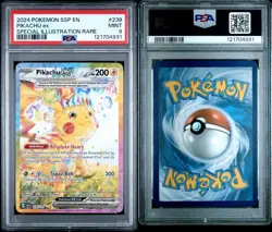 2024 Pokemon SSP En-Surging Sparks #238 Pikachu EX PSA 9 - Image 3