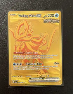 Pokemon TCG Walking Wake ex 178/131 Hyper Rare Holo Prismatic Evolutions NM - Image 1