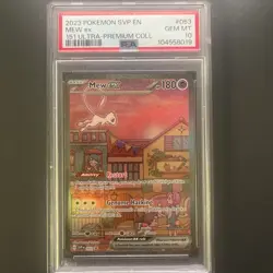 Mew ex 053 Sv: Scarlet & Violet Promo Cards Holo PSA 10 - Image 1